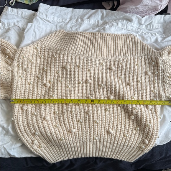 SACHIN & BABI Kit Embellished Off-Shoulder Sweater - Picture 7 of 8